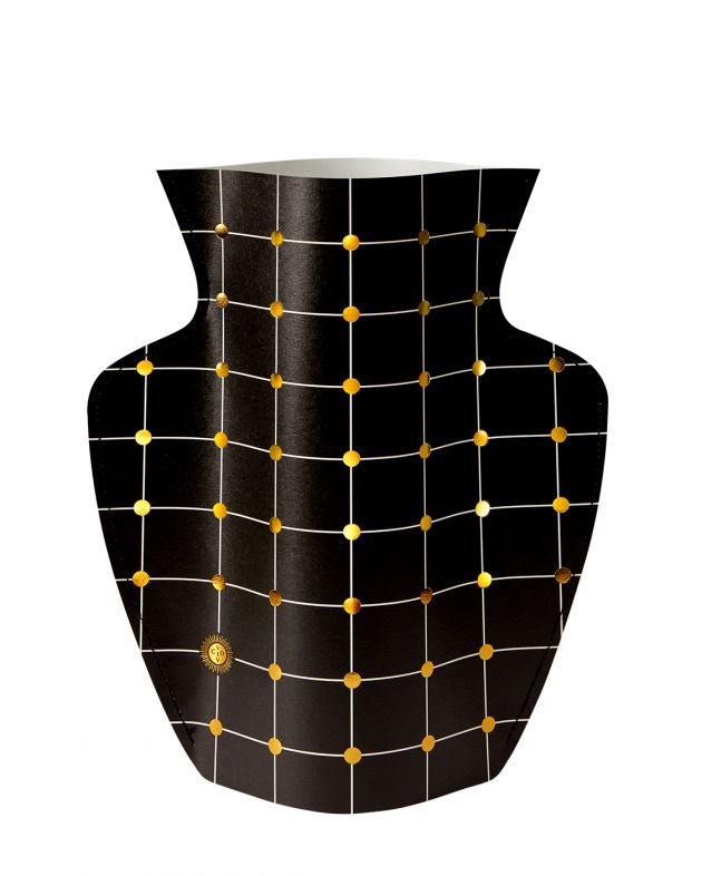 Бумажная ваза Lido, цвет черный - изображение 1