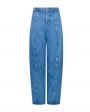 Широкие джинсы, цвет синий - миниатюра 1
