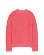 LANEUS Вязаный свитер с потертостями, цвет розовый - миниатюра 2