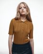 Rooth Вязаное поло Vintage из хлопка - миниатюра 4