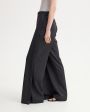 Классические брюки с юбкой, цвет темно-серый - миниатюра 3