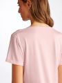 Derek Rose Пижамное платье-футболка Lara, цвет розовый - миниатюра 9