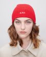 A.P.C. Шапка Colin, цвет красный - миниатюра 2