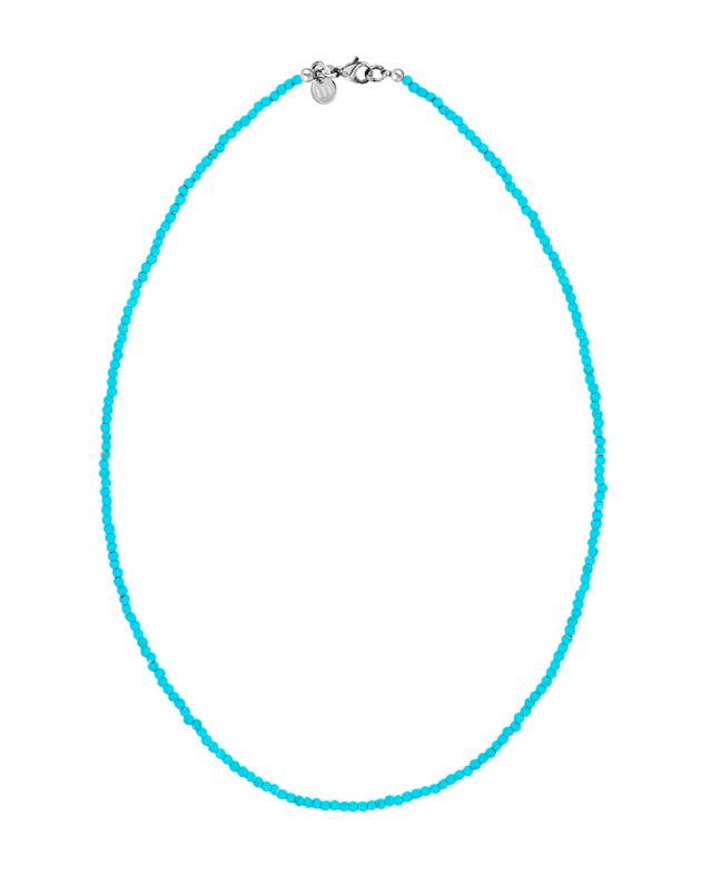 Moonka Бусы с бирюзой Surfer's Babe, цвет голубой - изображение 1