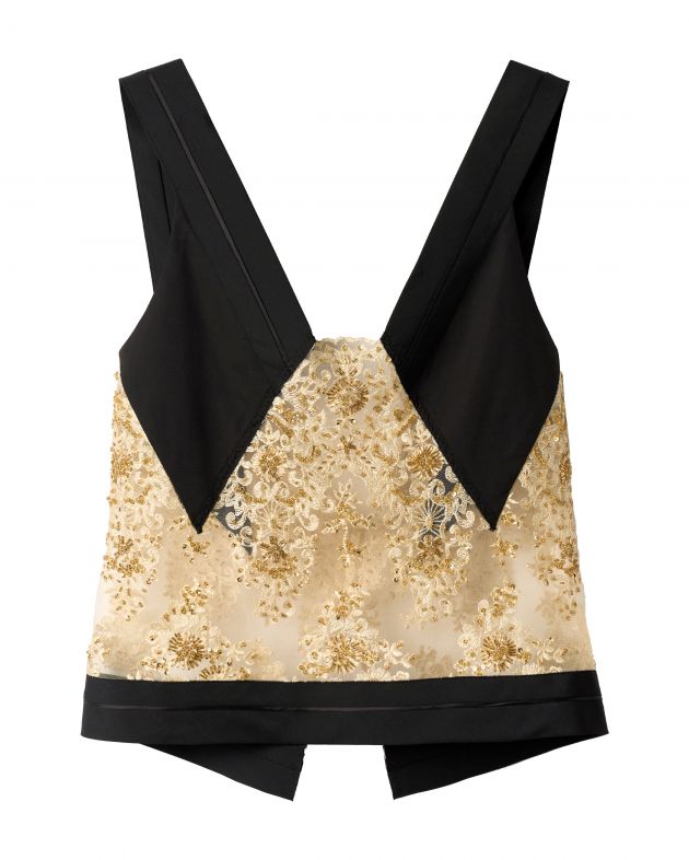 COIS Топ COLLAGE, цвет золотистый - изображение 1