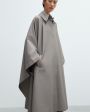 CORDERA Плащ, цвет серый - миниатюра 3
