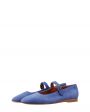 Замшевые туфли Mary Jane, цвет синий - миниатюра 2