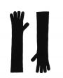 LOULOU STUDIO Кашемировые перчатки Milos, цвет черный - миниатюра 1
