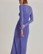 Двухслойное платье миди Bacall, цвет фиолетовый - миниатюра 4