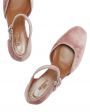 Le Monde Béryl Бархатные сандалии Mary Jane, цвет розовый - миниатюра 3