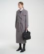 Low Classic Утепленное пальто с подкладом, цвет серый - миниатюра 3