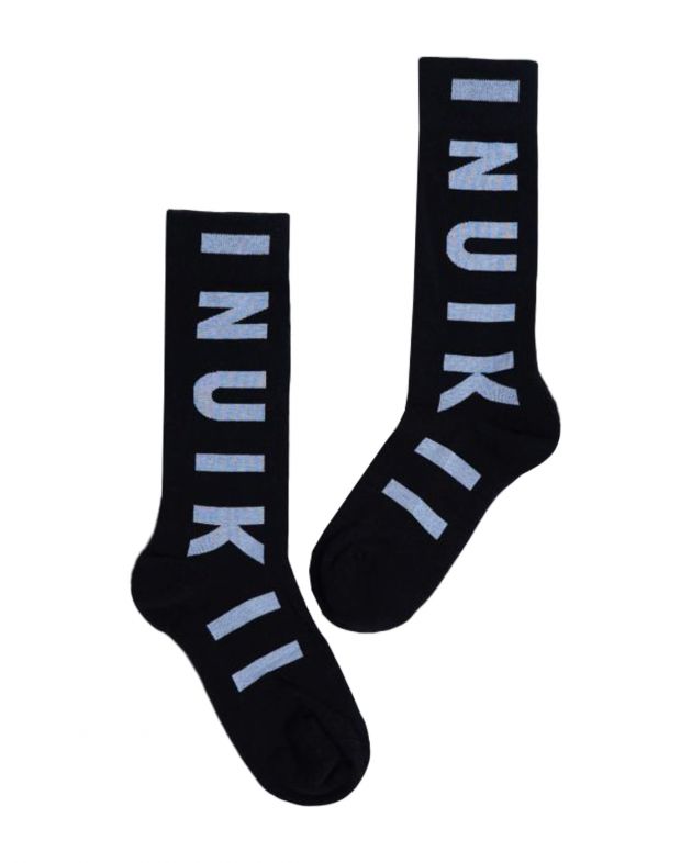 INUIKII Высокие носки с логотипом, цвет черный - изображение 1