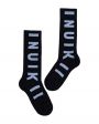 INUIKII Высокие носки с логотипом, цвет черный - миниатюра 1