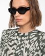 Солнцезащитные очки Glamoureaux, цвет черный - миниатюра 2