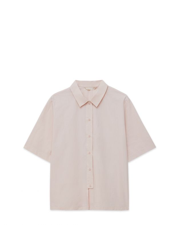 Рубашка с коротким рукавом, цвет розовый - изображение 1