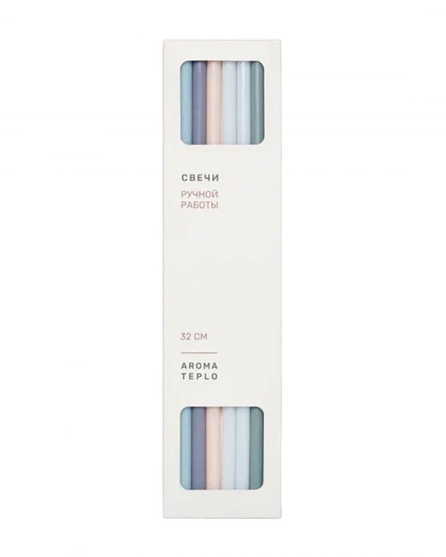 AROMATEPLO Тонкие свечи THIN, набор из 8 штук, цвет разноцветный - изображение 1