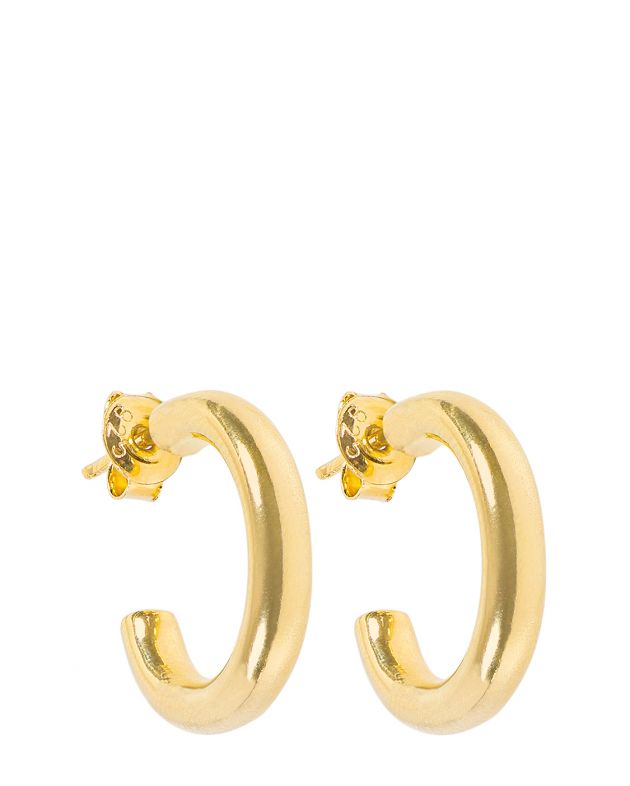 Миниатюрные серьги-кольца Aledo, цвет золотой - изображение 1