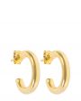 Миниатюрные серьги-кольца Aledo, цвет золотой - миниатюра 1
