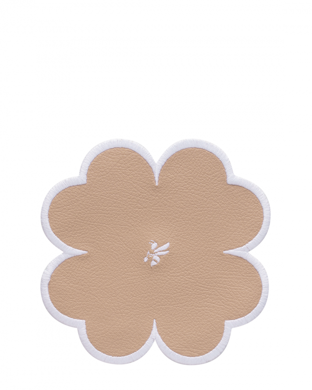 Костер Fleur de fortune из эко-кожи, цвет бежевый - изображение 1