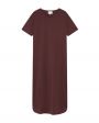 LOULOU STUDIO Платье-футболка Arue, цвет бордовый - миниатюра 1