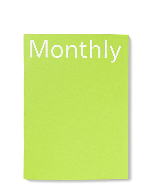 Блокнот-планер на месяц, цвет зеленый - изображение 1