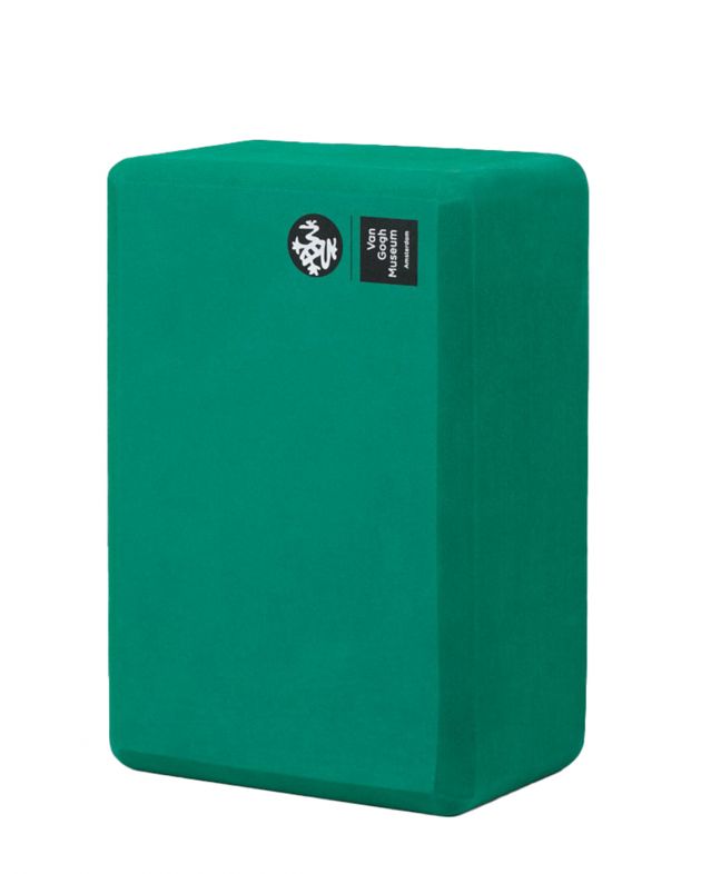 Блок для йоги, цвет зеленый - изображение 1