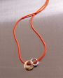Copine Jewelry Шнурок для украшений, цвет красный - миниатюра 3