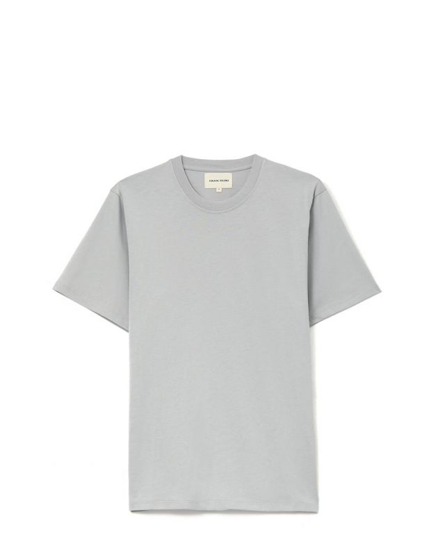 Оверсайз футболка Arbori из хлопка пима, цвет серый - изображение 1