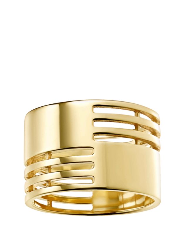 Jewlia Широкое кольцо, цвет золотой - изображение 1