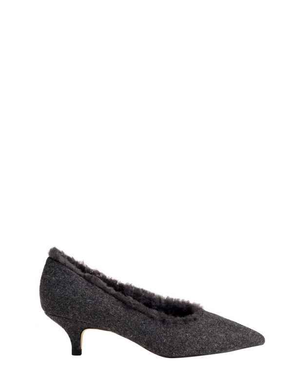 Шерстяные туфли Juliette с меховой подкладкой, цвет серый - изображение 1