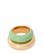 Copine Jewelry Набор из двух колец Green & Gold Donut, цвет разноцветный - миниатюра 1