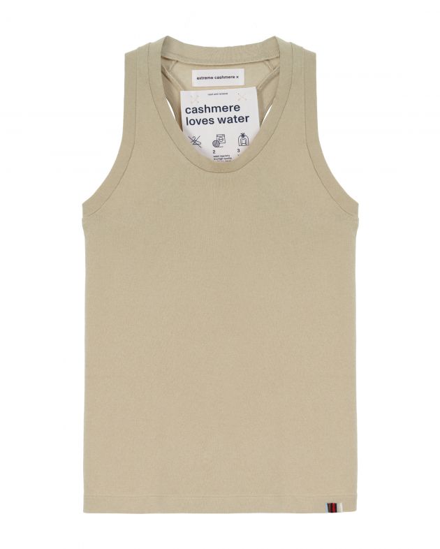 extreme cashmere Топ N°270 Vest, цвет молочный - изображение 1