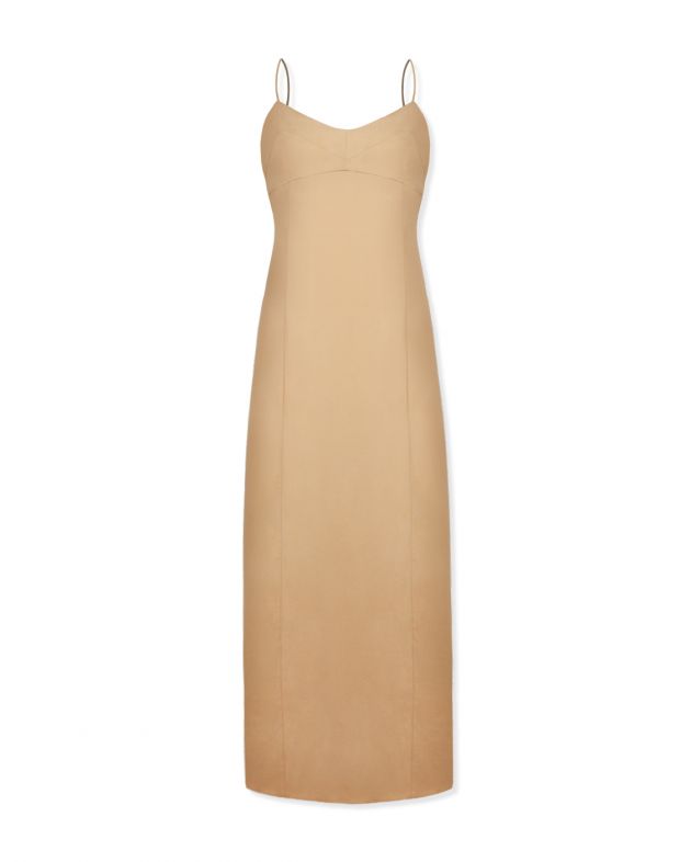 Пляжное платье макси Beca, цвет бежевый - изображение 1