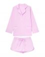 Пижама (рубашка/шорты), цвет розовый - миниатюра 1