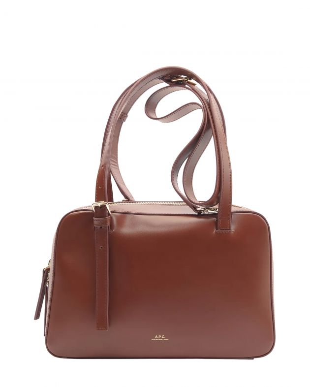 A.P.C. Сумка Virginie Box, цвет коричневый - изображение 1