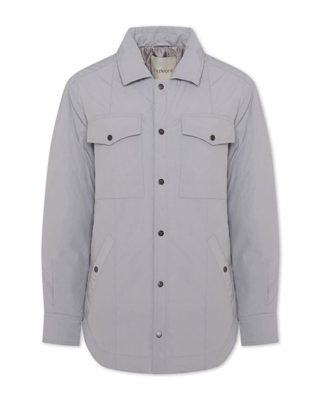 Стеганая куртка, цвет серый - изображение 1