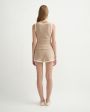 POSSE Шорты из вязаного трикотажа, цвет бежевый - миниатюра 4