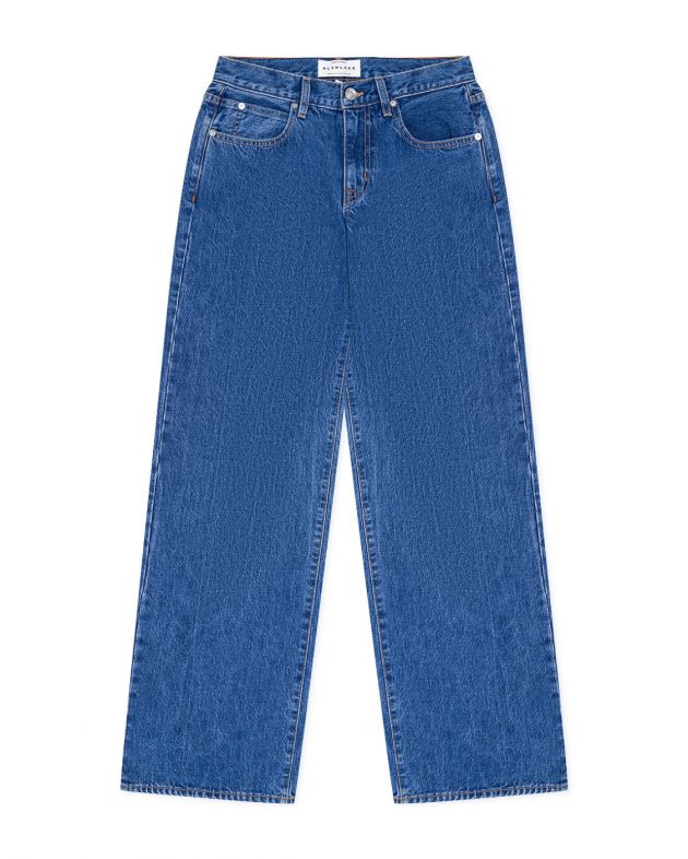 SLVRLAKE Широкие джинсы Mica, цвет синий - изображение 1