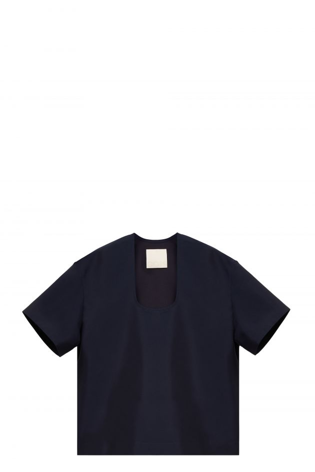 COIS Футболка GRAPHITE из итальянского хлопка, цвет темно-синий - изображение 1