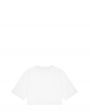 Укороченная футболка Gupo из хлопка пима, цвет белый - миниатюра 1