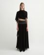 POSSE Юбка макси, цвет черный - миниатюра 2