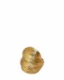 SOLIDFEEL Позолоченное кольцо object 02.19, цвет золотистый - миниатюра 1