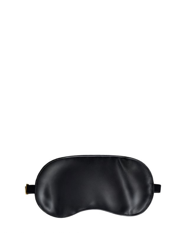 Шелковая маска для сна, цвет черный - изображение 1