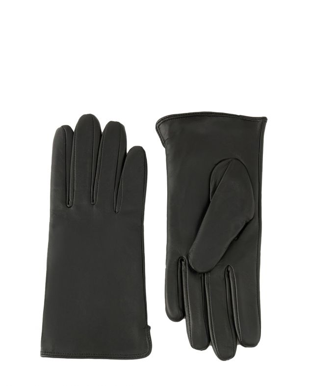 Askent Кожаные перчатки-автоледи, цвет черный - изображение 1