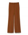 Облегающие расклешенные брюки Morissey из вискозного кади, цвет медный - миниатюра 1