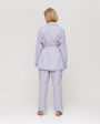 Хлопковая пижама Aysha с брюками, цвет сиреневый - миниатюра 6