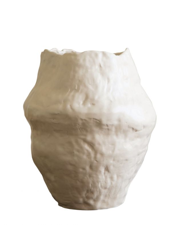 Paloma Ваза Paper vase, цвет белый - изображение 1
