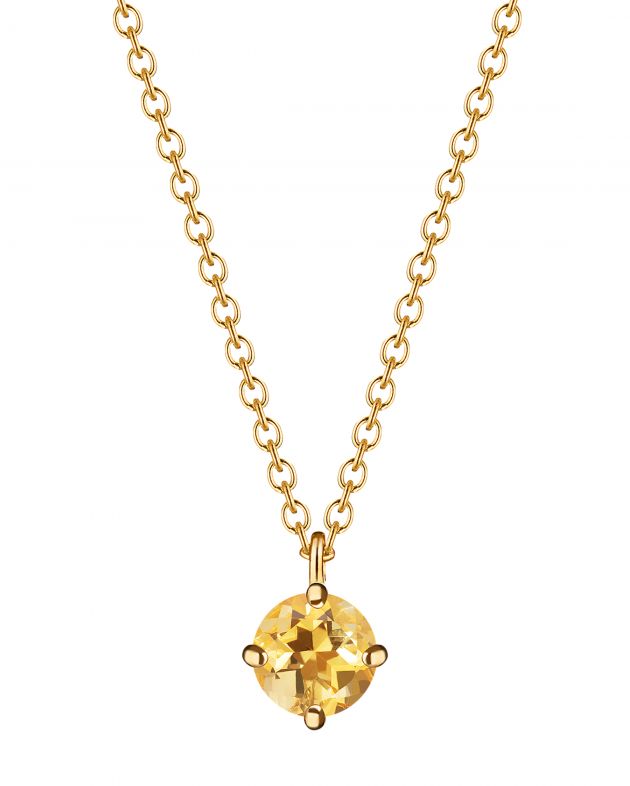 Moonka Подвеска Baby Cartoon с цитрином, цвет желтый - изображение 1