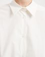 Рубашка в мужском стиле, цвет белый - миниатюра 3