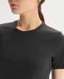 Базовая облегающая футболка Susan, цвет темно-серый - миниатюра 4